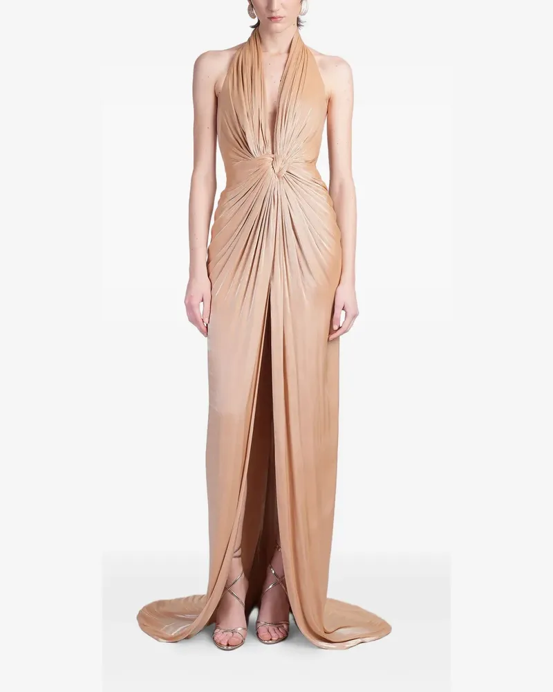 COSTARELLOS Colette Kleid - Nude Nude