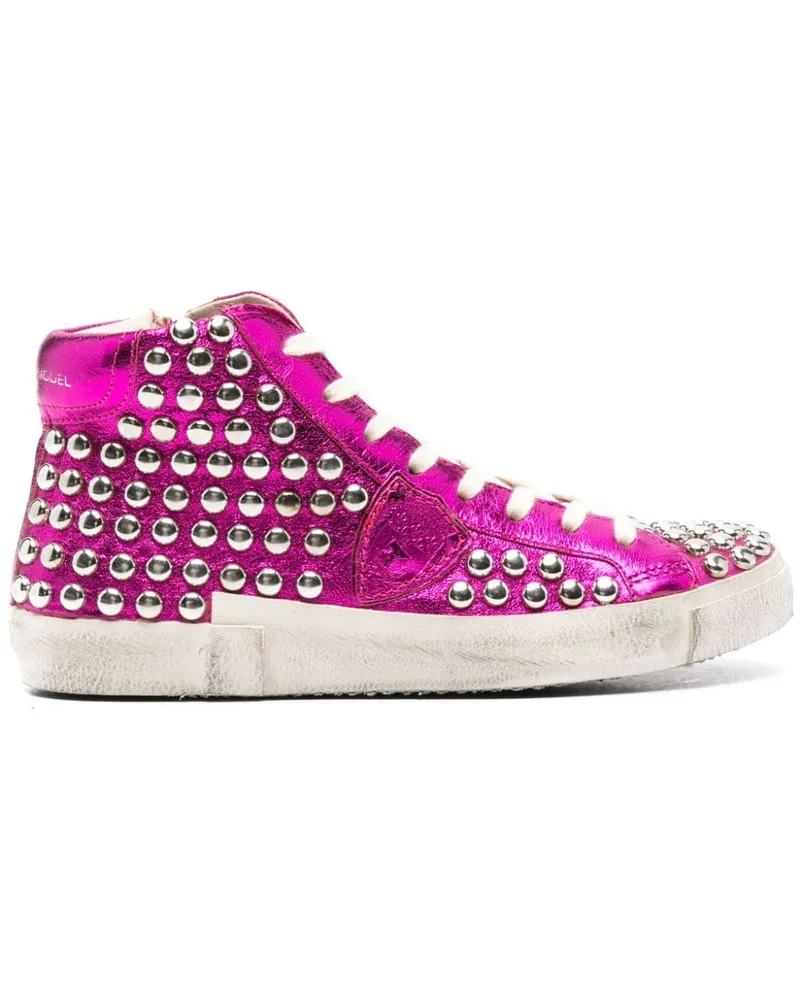 Philippe Model Prsx High Sneakers - Rosa Rosa
