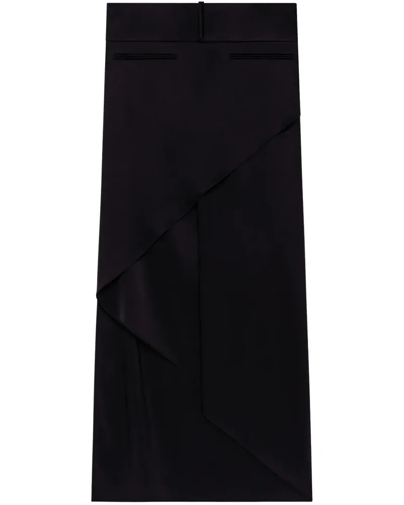 Courrèges Infinity Midirock - Schwarz Schwarz