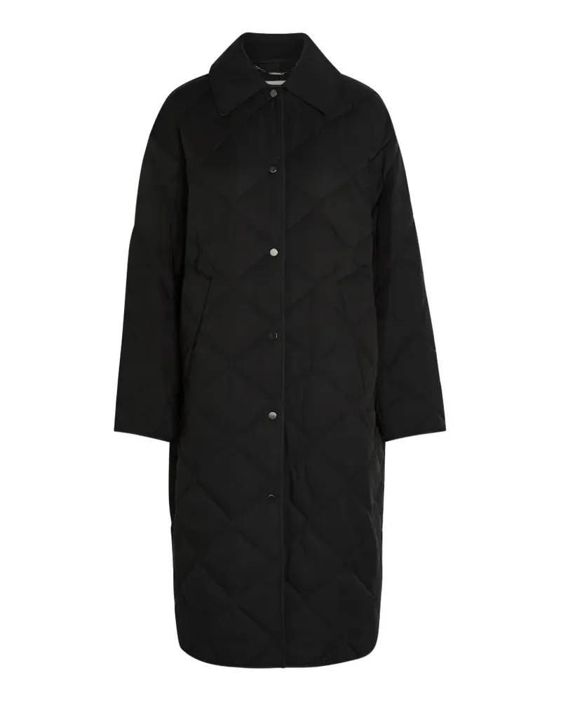 Joseph quilted single-breasted coat - Schwarz Schwarz