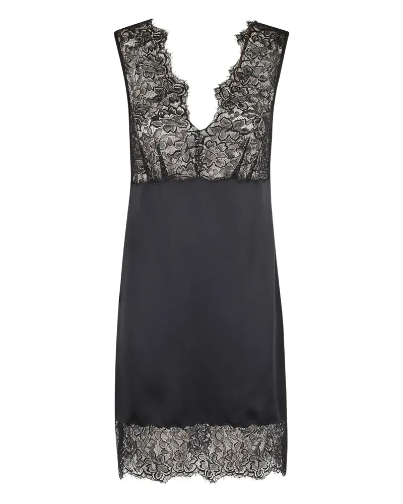 MARELLA Kleid mit Spitze - Schwarz Schwarz