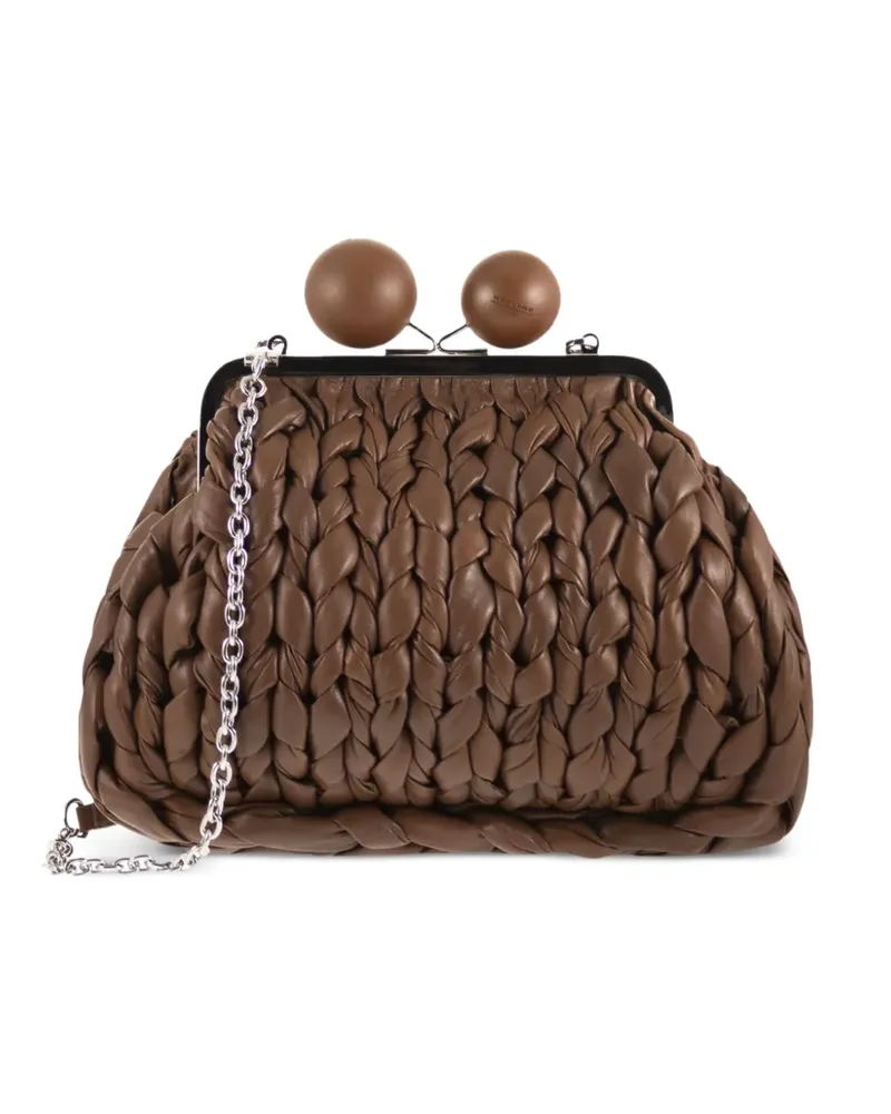 Max Mara medium Pasticcino clutch bag - Braun Braun