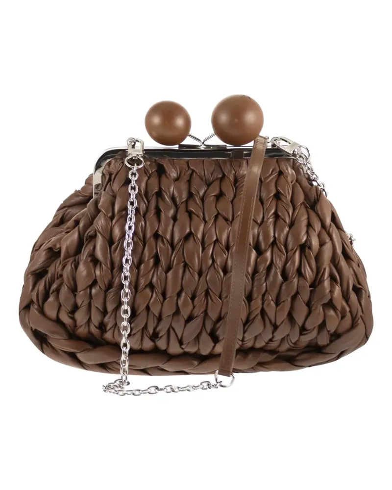 Max Mara medium Pasticcino clutch bag - Braun Braun