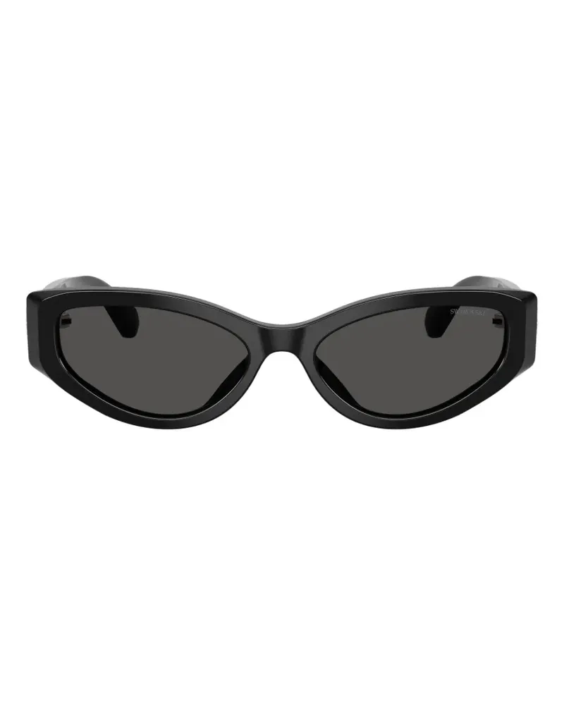 Swarovski crystal-embellished cat-eye sunglasses - Schwarz Schwarz