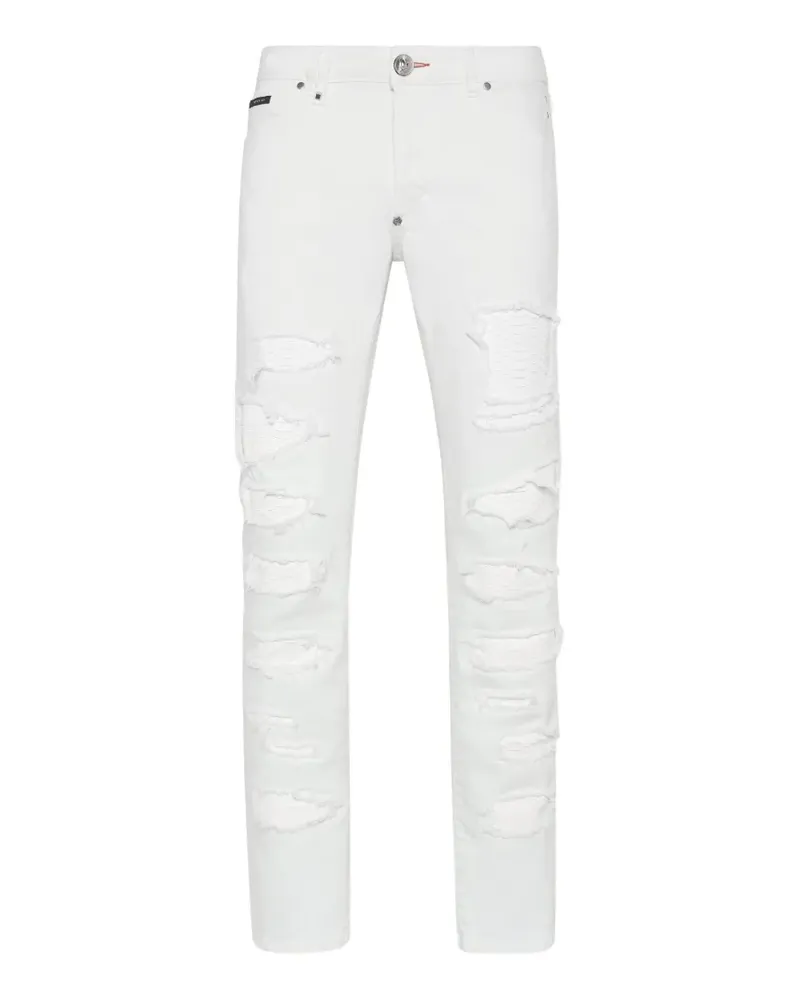 Philipp Plein ripped jeans - Weiß Weiß