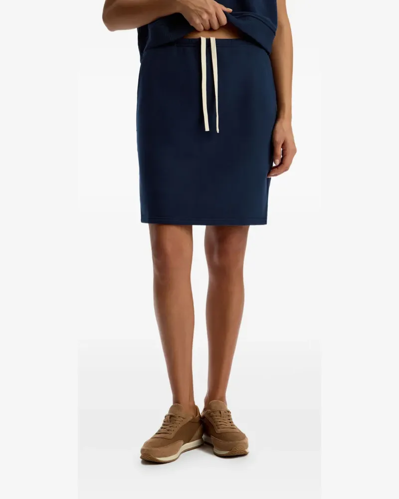 12 STOREEZ Frottee-Rock mit Kordelzug - Blau Blau