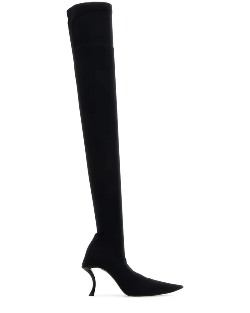 Balenciaga Hourglass Stiefel 100mm - Schwarz Schwarz