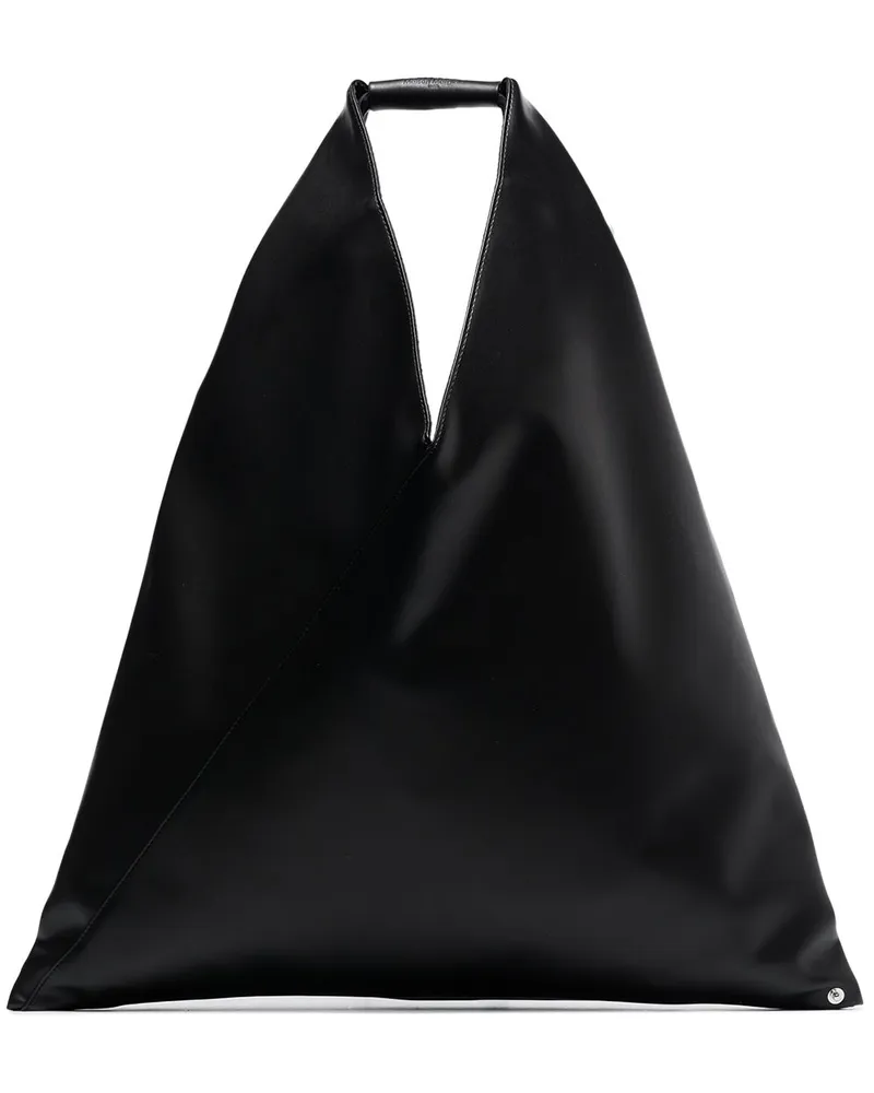 Maison Margiela Mittelgroßer Classic Japanese Shopper - Schwarz Schwarz