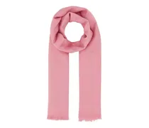 Schal mit ausgefransten Kanten - Rosa
