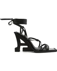 AHLUWALIA A Sandalen 110mm Schwarz