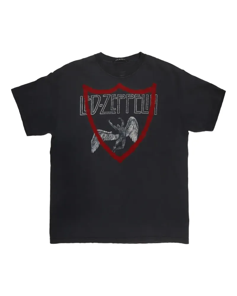 HTC Hollywood Trading Company T-Shirt mit grafischem Print - Schwarz Schwarz