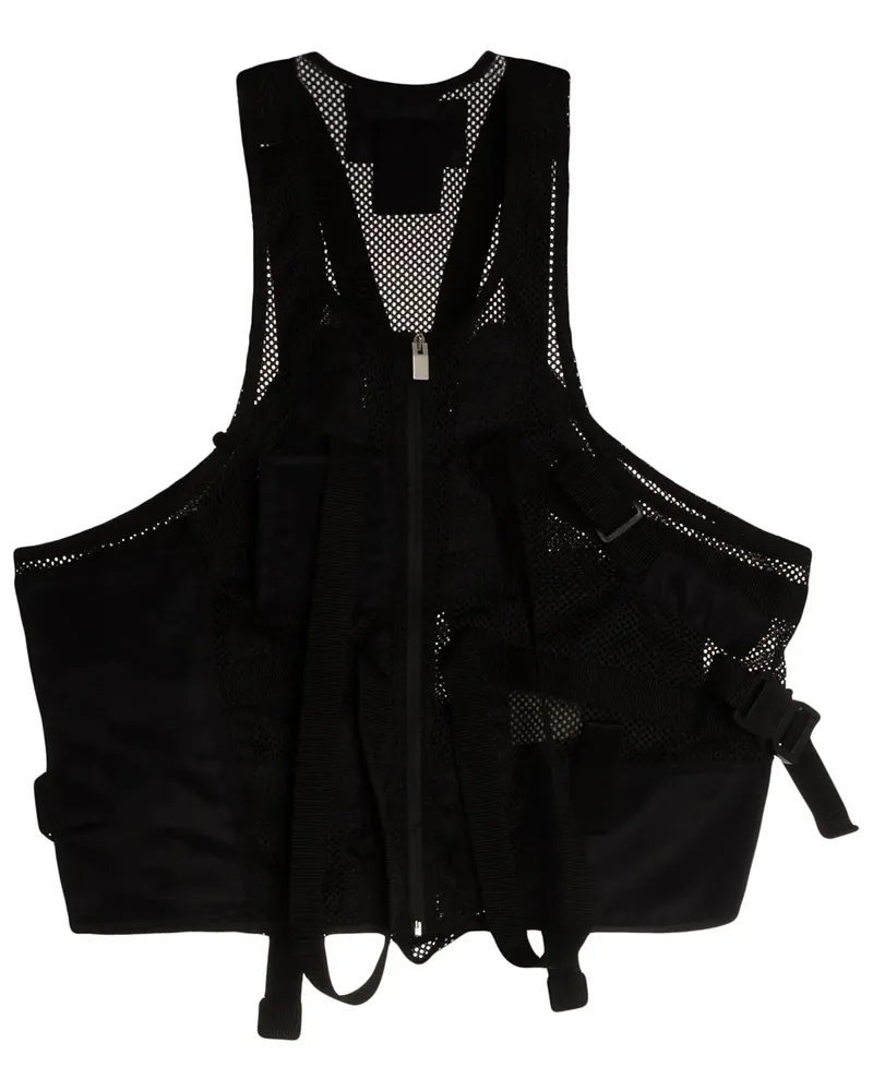 1017 ALYX 9SM Weste mit Reißverschluss - Schwarz Schwarz