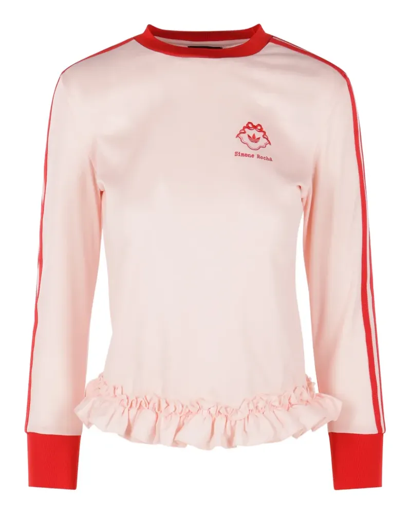 adidas x Simone Rocha Sweatshirt mit Rüschen - Rosa Rosa