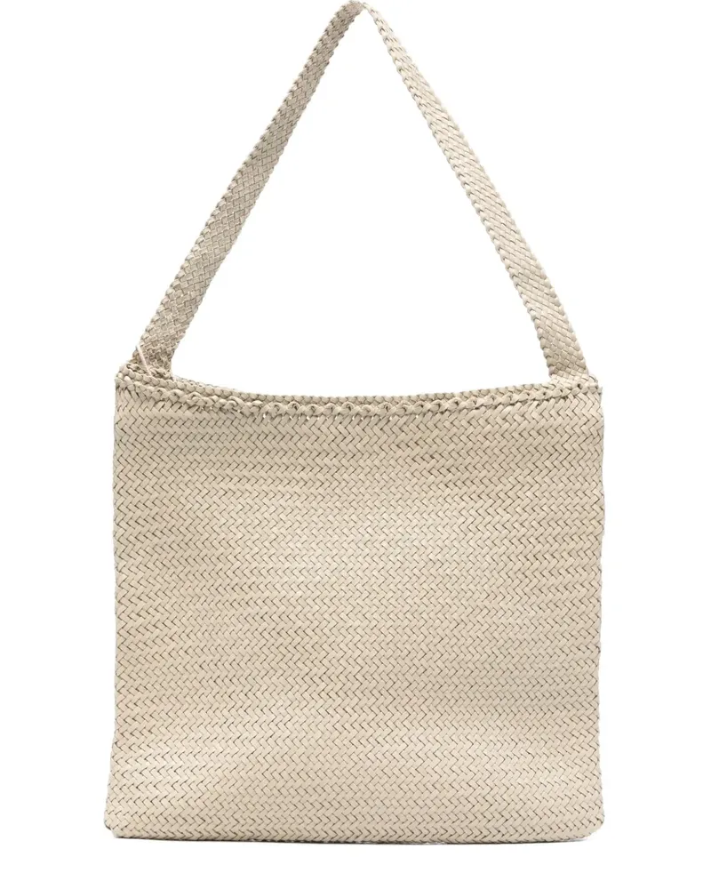 Dragon Diffusion Gewebte Schultertasche - Nude Nude