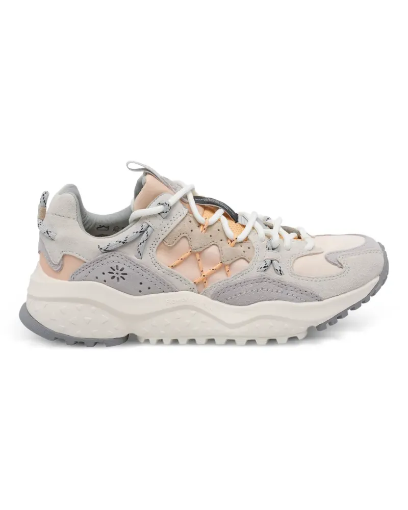 Flower MOUNTAIN Yamabushi round-toe sneakers - Nude Nude