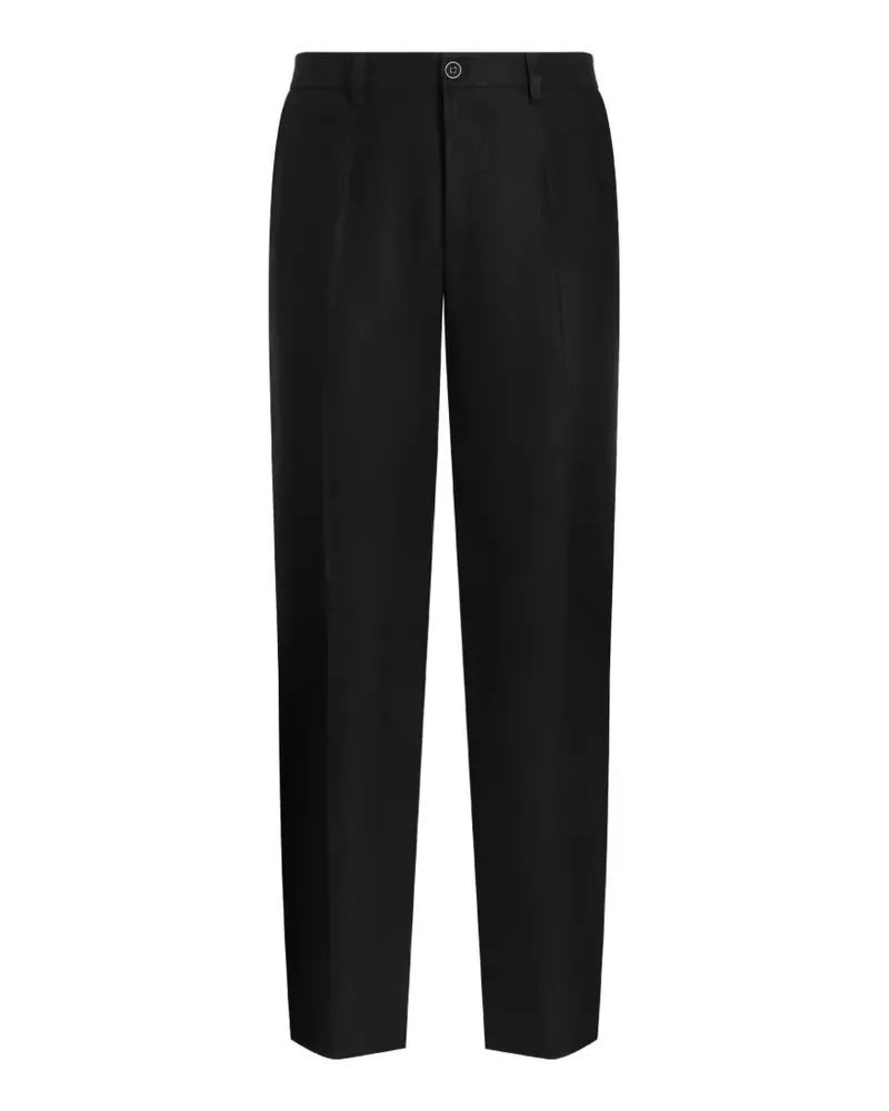 Dolce & Gabbana buttoned trousers - Schwarz Schwarz