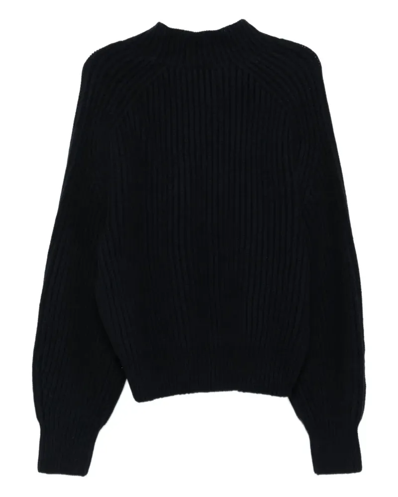 Soeur Gerippter Flamand Strickpullover - Blau Blau