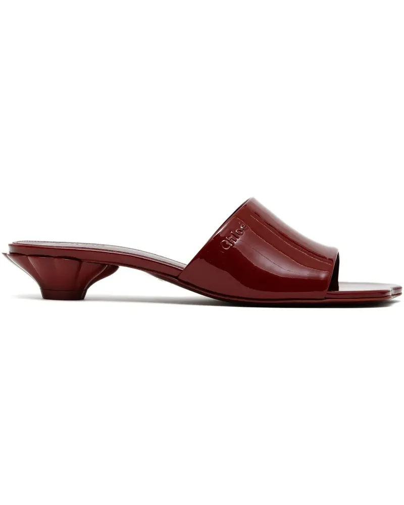 Chloé Flower Mules - Rot Rot