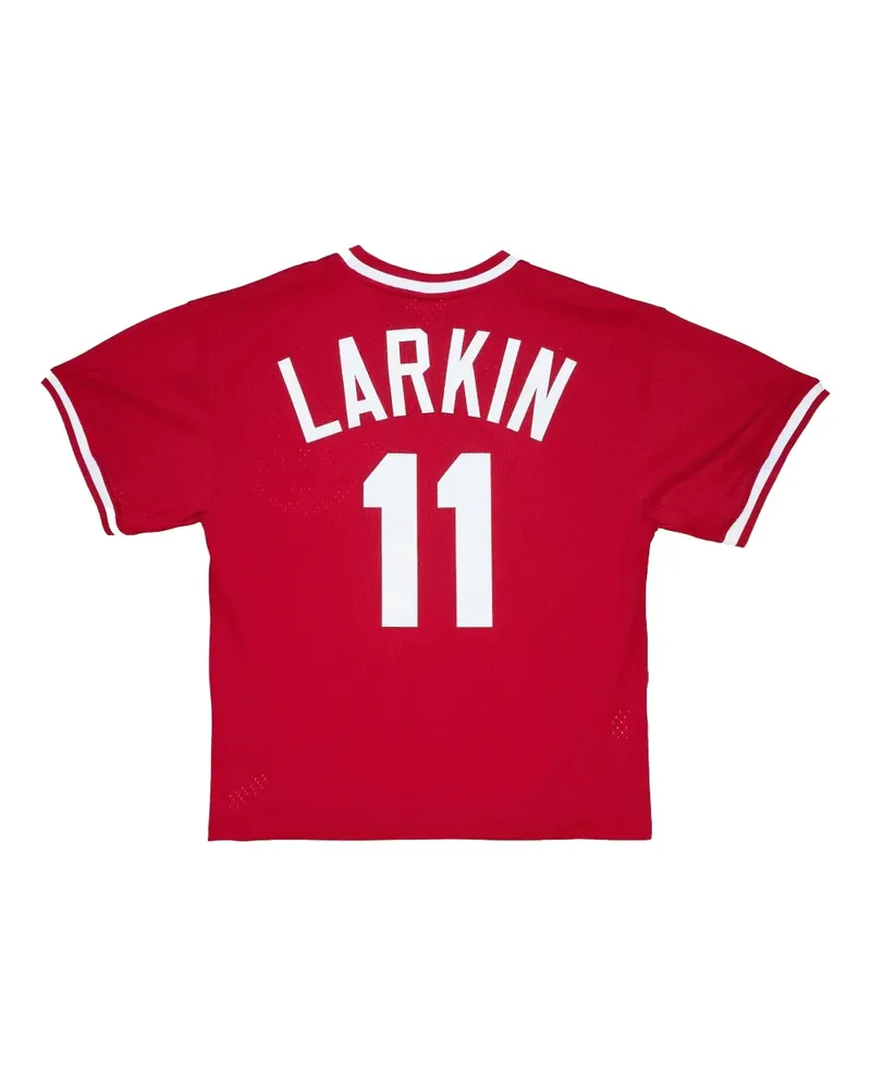 Mitchell & Ness MLB Reds 1990 Barry Larkin T-Shirt - Rot Rot