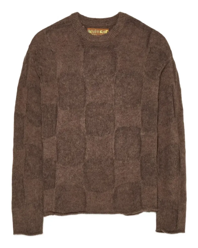 Brain Dead Pullover mit Rundhalsausschnitt - Braun Braun