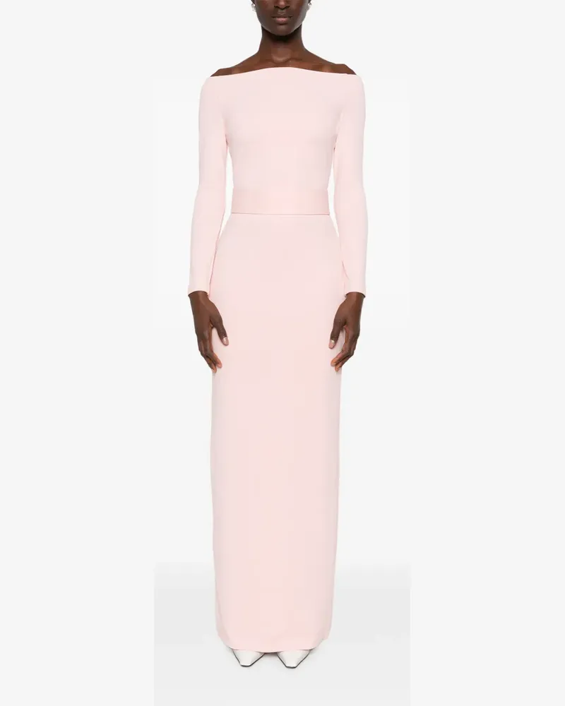 Solace London Sabina Maxikleid in Blassrosa Rosa