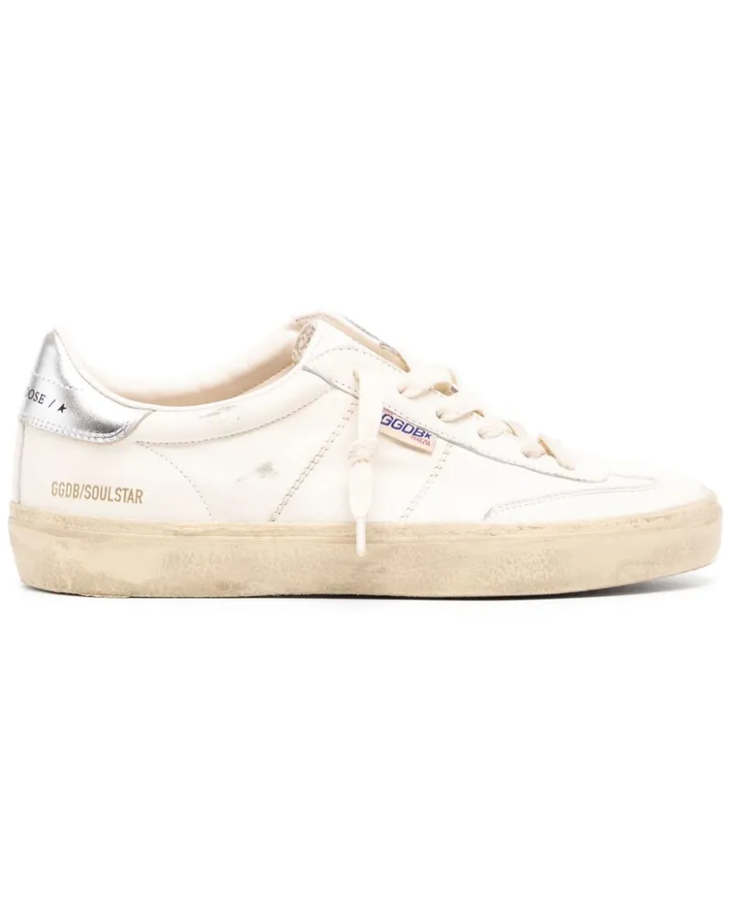 Golden Goose Soul Star Sneakers im Glitter-Look - Nude Nude