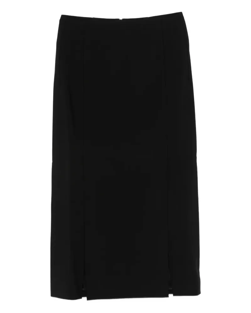 Róhe slit-detail skirt - Schwarz Schwarz
