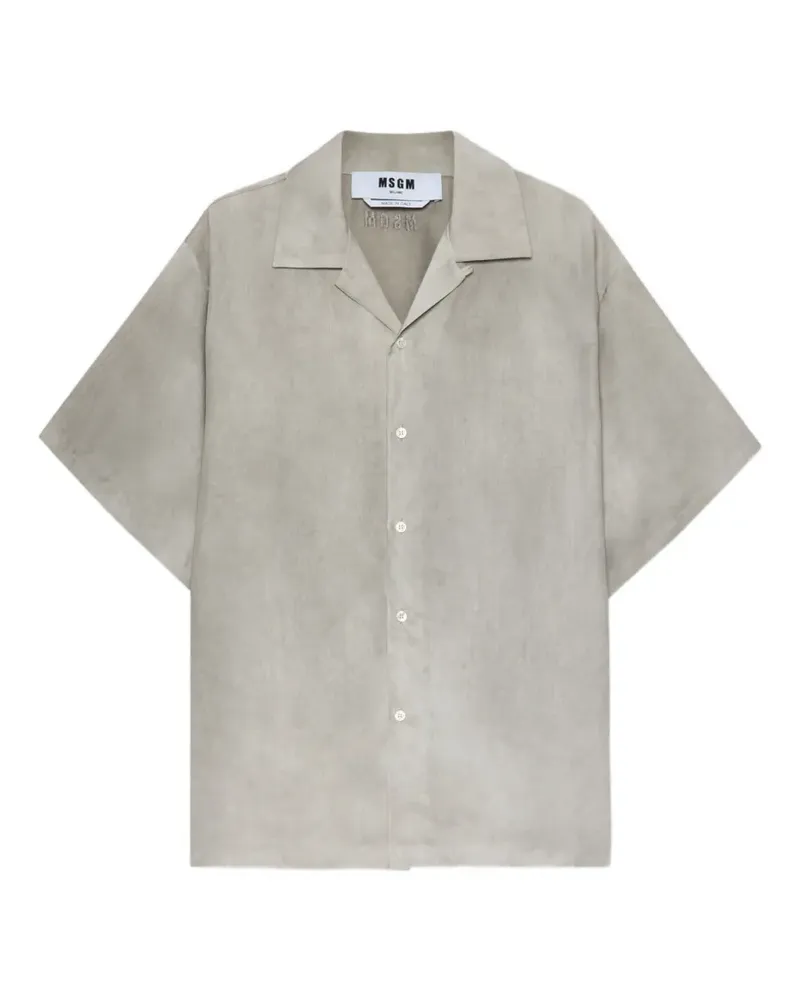 MSGM short-sleeved shirt - Grau Grau