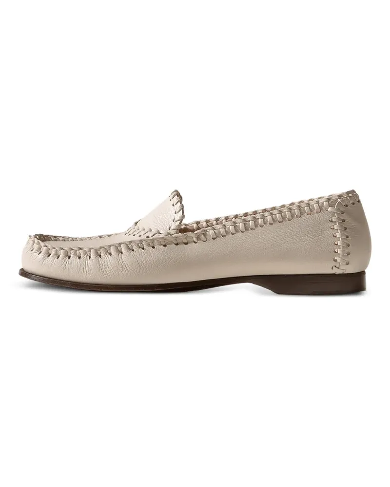 HEREU Sastre Loafer mit Flechtdetail - Nude Nude