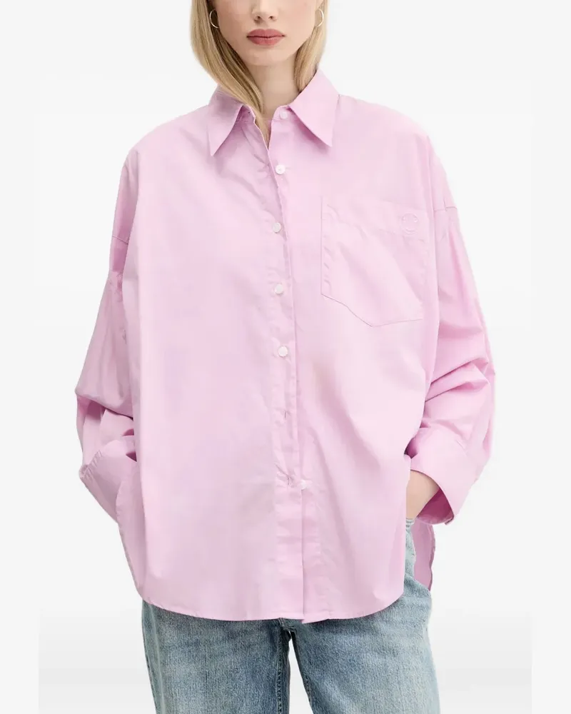 HUGO BOSS Hemd mit Logo-Stickerei - Rosa Rosa