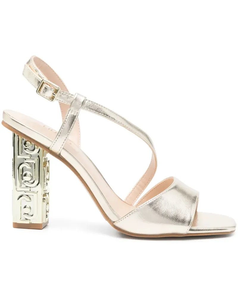Liu Jo Sandalen mit Logo-Prägung 90mm - Gold Gold