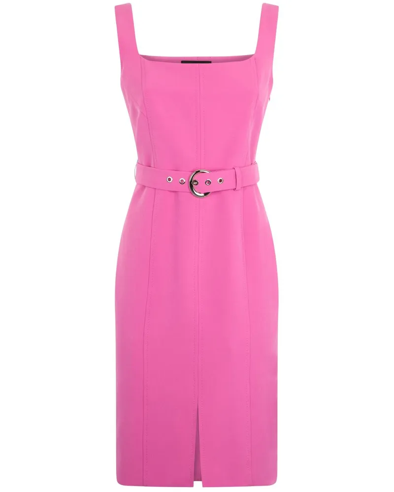 Liu Jo Midikleid mit Gürtel - Rosa Rosa