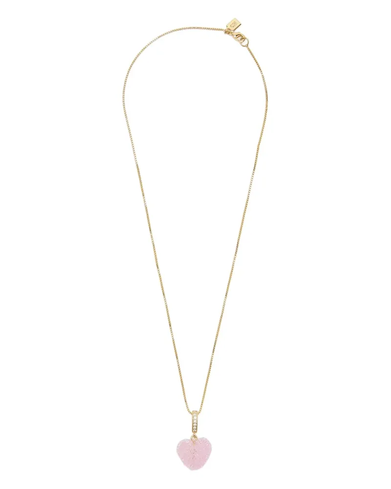 CRYSTAL HAZE Jelly heart necklace - Gold Gold