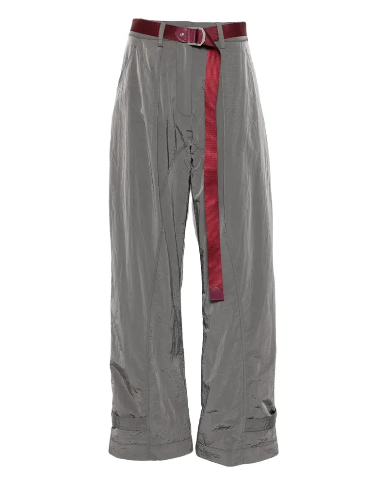 Pinko Pavlova Hose mit Gürtelschlaufen - Grau Grau