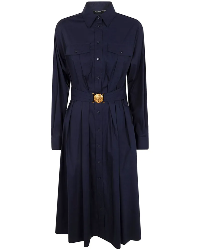 Ralph Lauren Mittellanges Hemdkleid - Blau Blau