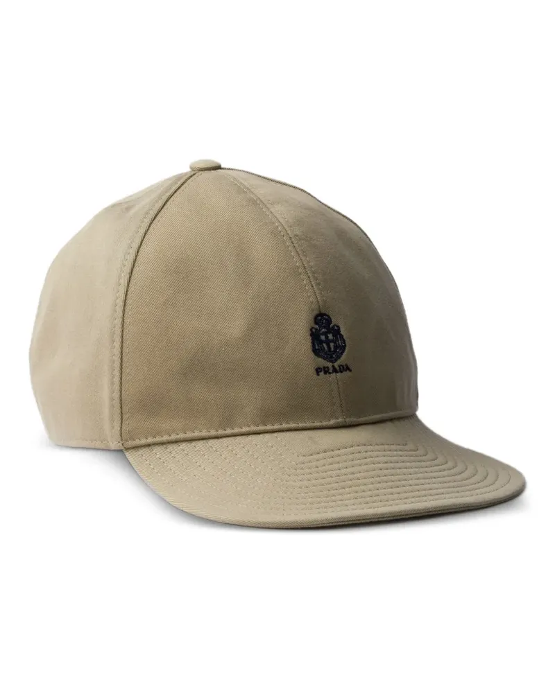Prada old gabardine baseball cap - Nude Nude
