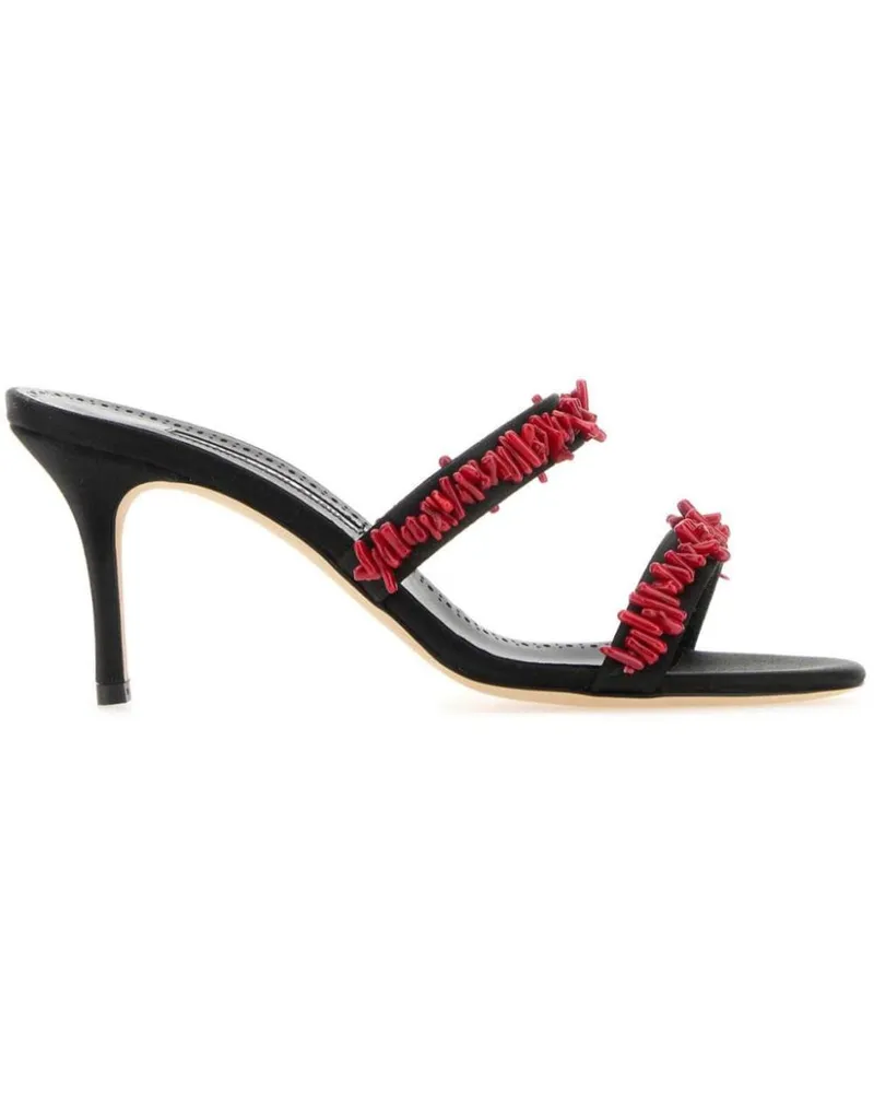 Manolo Blahnik Clorettenu Mules 70mm - Rot Rot