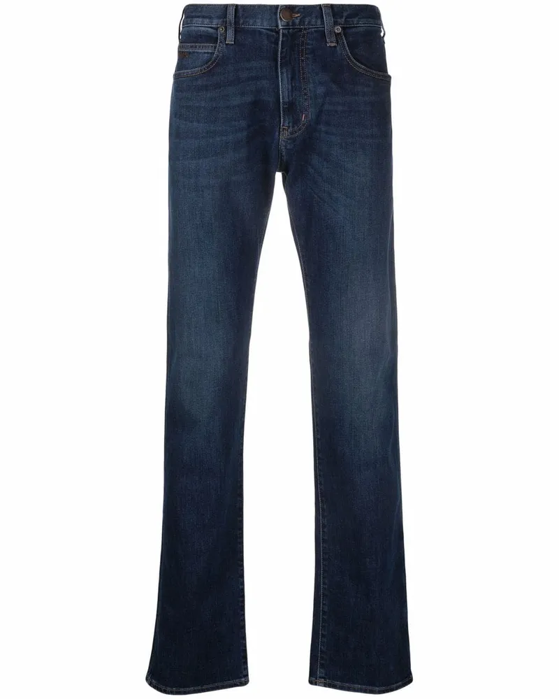 Emporio Armani Jeans mit geradem Bein Blau