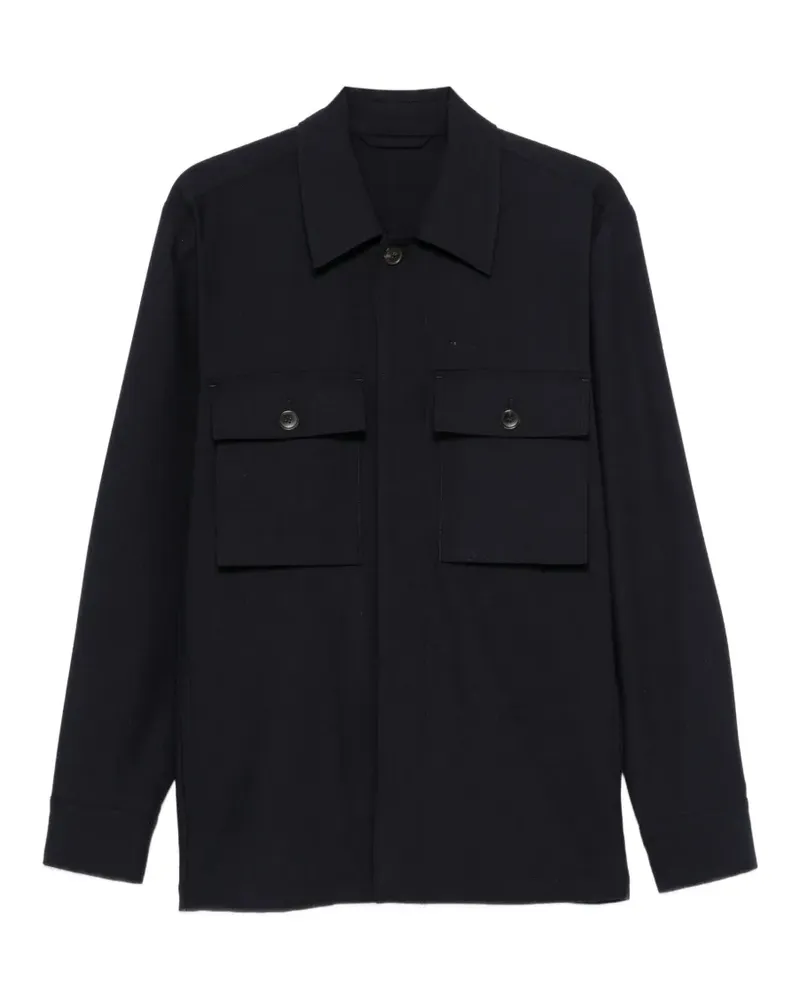 Paul Smith Geknöpfte Hemdjacke - Blau Blau