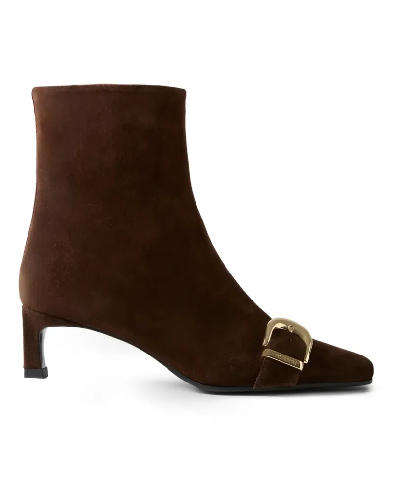 Claudie Pierlot Stiefeletten mit Schnalle - Braun Braun