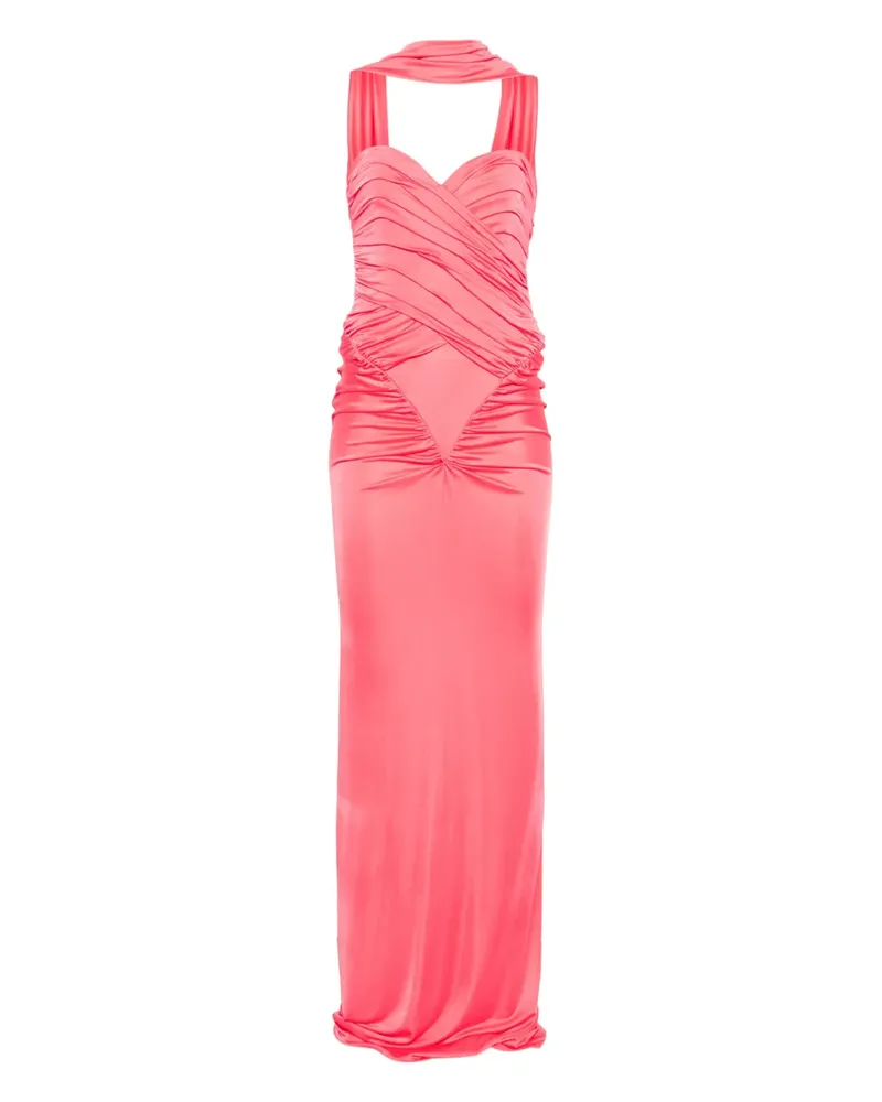 The New Arrivals Ilkyaz Ozel Schulterfreies Kleid - Rosa Rosa