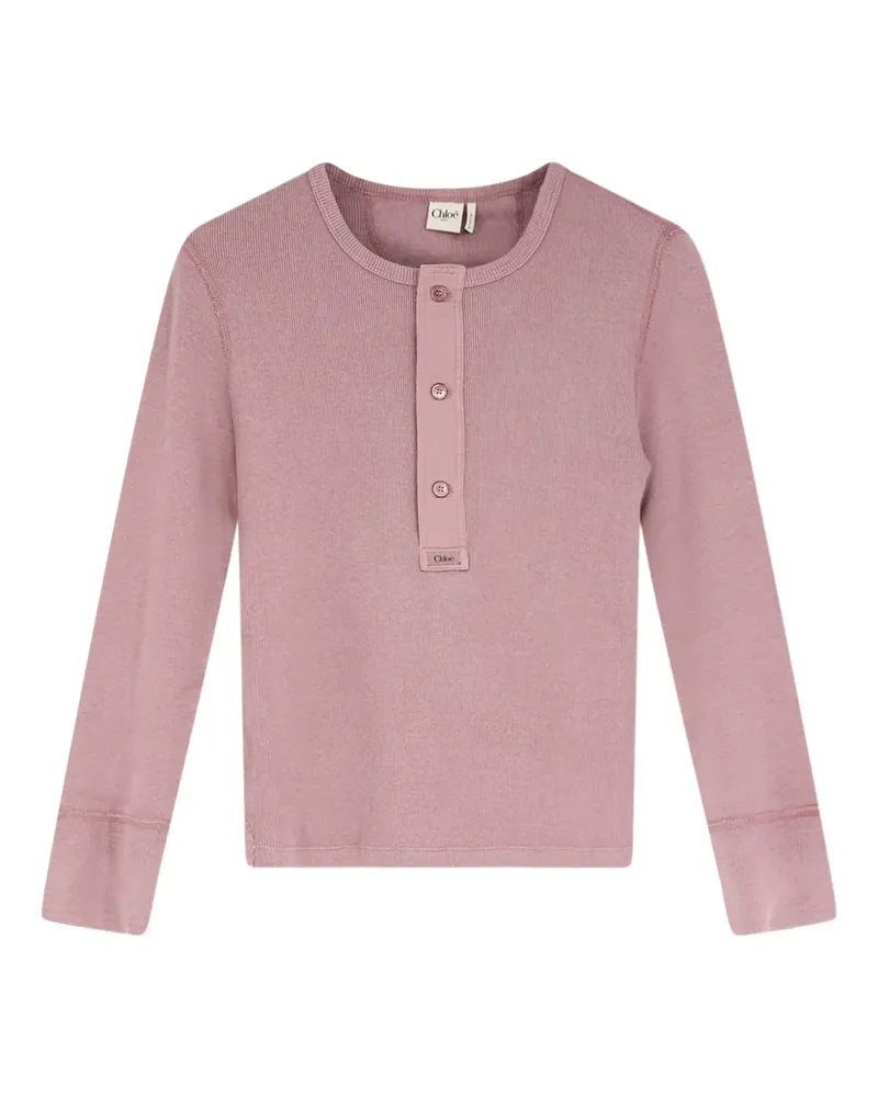 Chloé button-embellished knitwear - Rosa Rosa