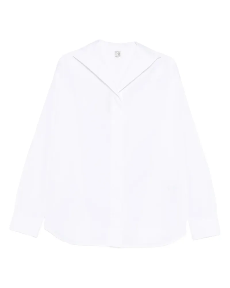 Totême Hemd mit Knopfleiste - Weiß Weiß