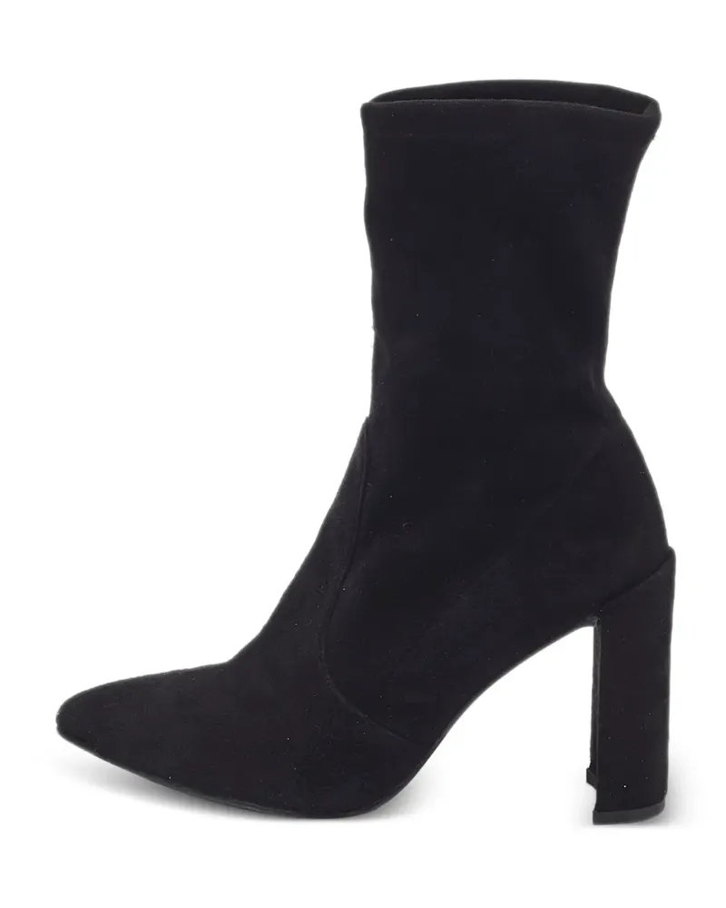Stuart Weitzman suede block-heel ankle boots - Schwarz Schwarz