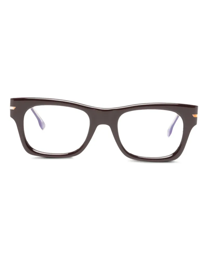 Victoria Beckham Brille mit eckigem Gestell - Rot Rot