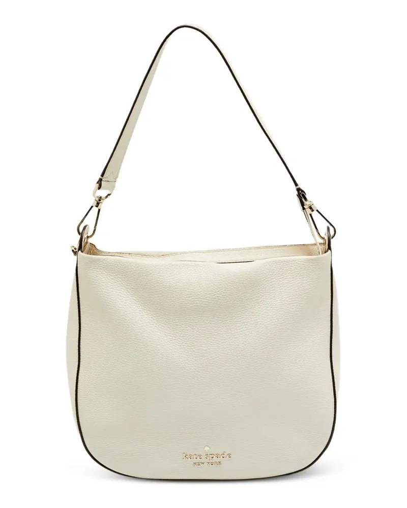 Kate Spade Gekörnte Lexy Schultertasche - Weiß Weiß