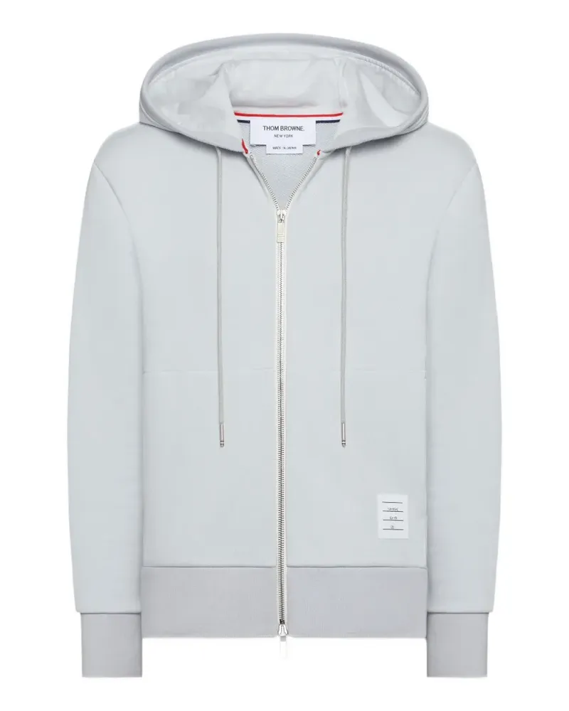 Thom Browne zip-up hoodie - Grau Grau