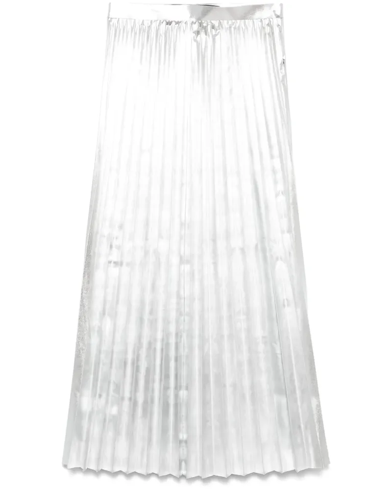 Junya Watanabe plissierter Rock - Silber Silber