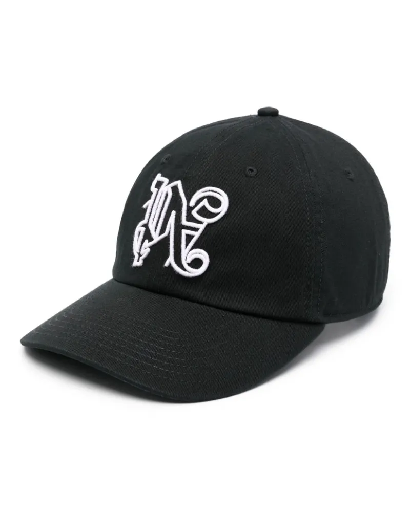 Palm Angels Baseballkappe mit Logo-Stickerei Schwarz