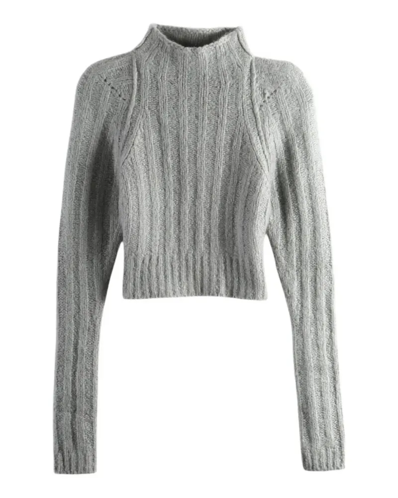 Rick Owens Cropped-Top - Grau Grau